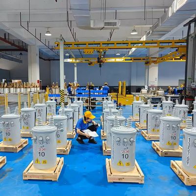 TOROIDAL Spulenstruktur 100 kVA 150 kVA Einphasenölgefüllter Transformator mit geringem Verlust