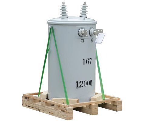 10 kVA 500 kVA zylindrisch auf einem Pfahl befestigte Transformator für Stromverteilsystem